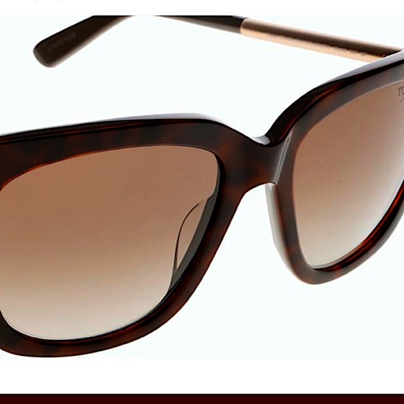Tom Ford Square Sunglasses  Tracy 56H Havana Polarized 53mm
